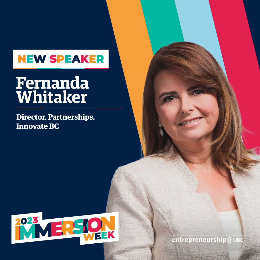 Fernanda Whitaker - Director, Partnerships, Innovate BC