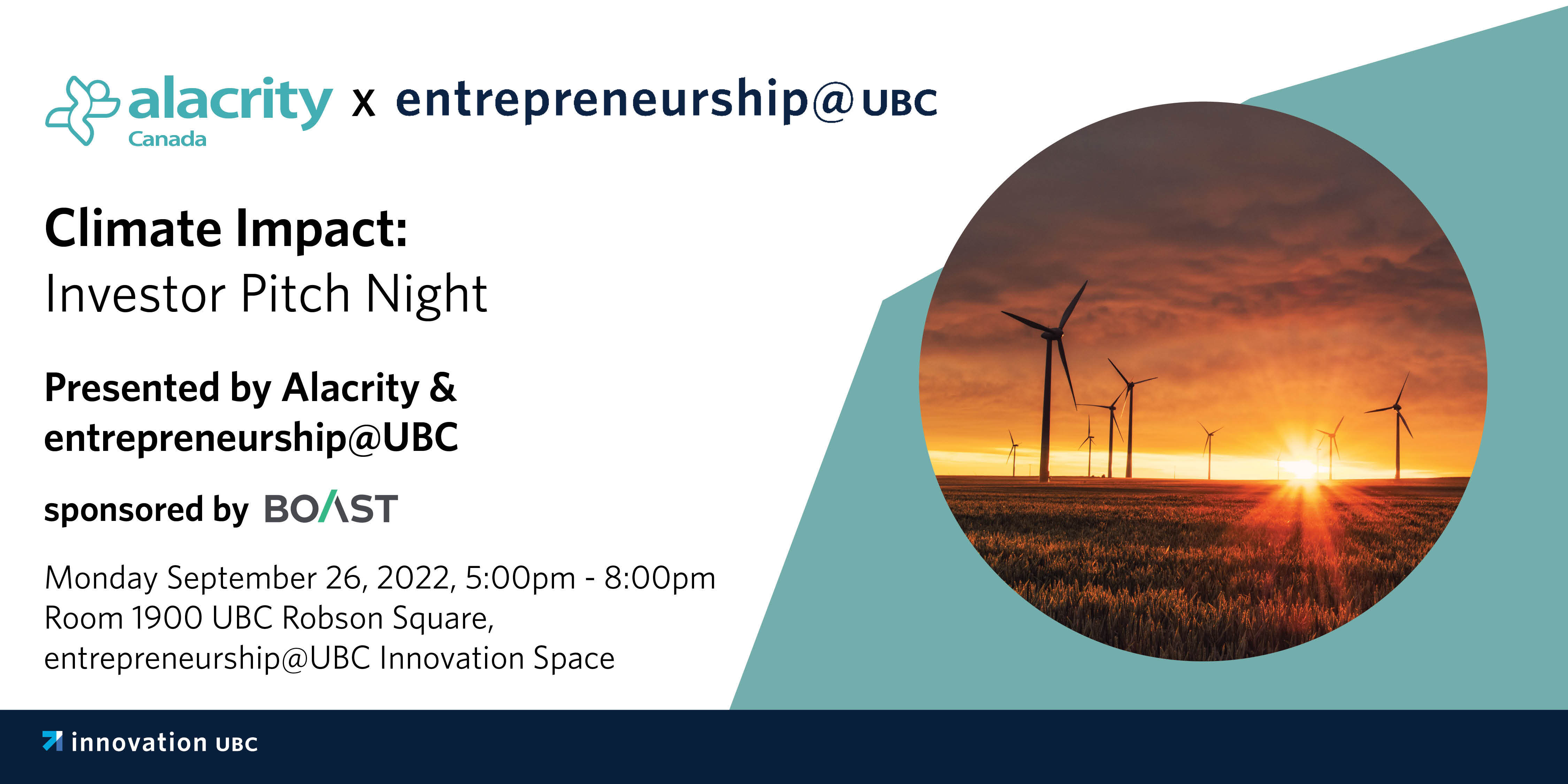 Climate Impact: Investor Pitch Night 