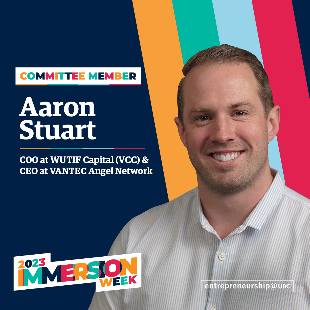 Aaron Stuart - Coo at WUTIF Capital (VCC) & CEO at VANTEC Angel Network
