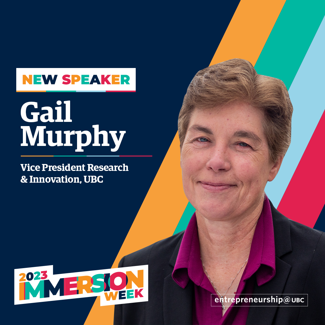 Gail Murphy - Vice President Research and Innovation, UBC