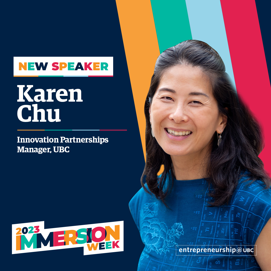 Karen Chu - Innovation Partnerships Manager, UBC