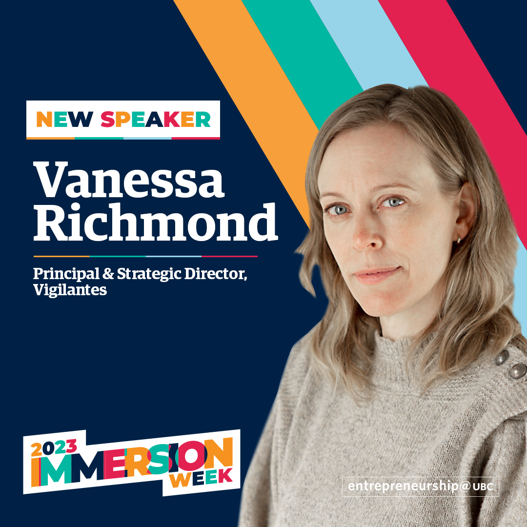 Vanessa Richmond - Principal & Strategic Director, Vigilantes
