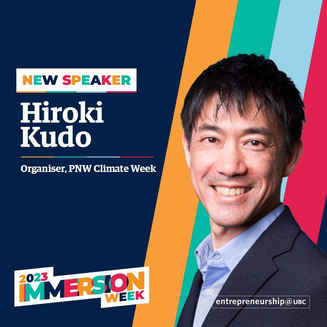 Hiroki Kudo - Organiser, PNW Climate Week