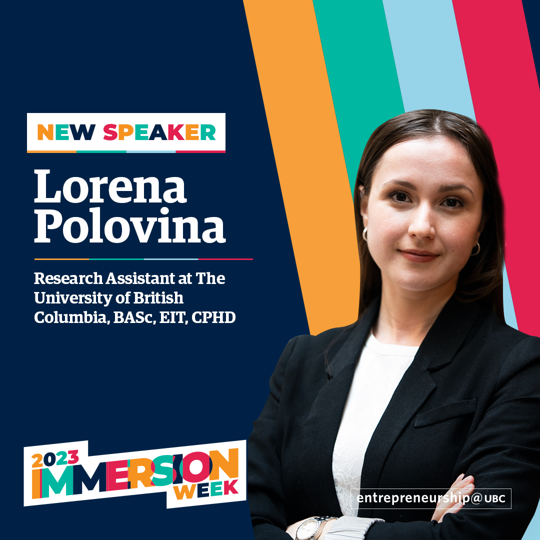 Lorena Polovina - Research Assistant at the University of British Columbia