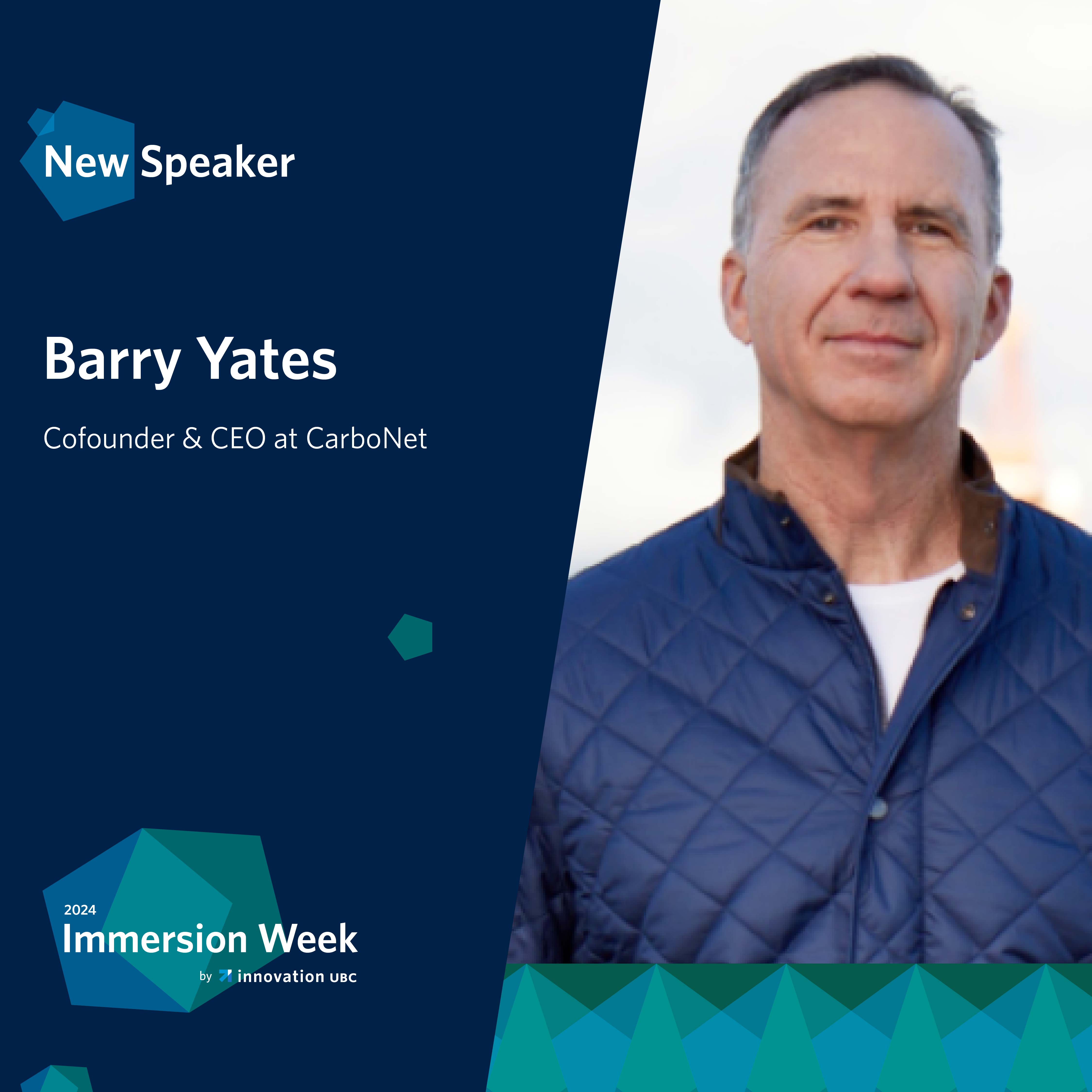 Speaker -  Barry Yates