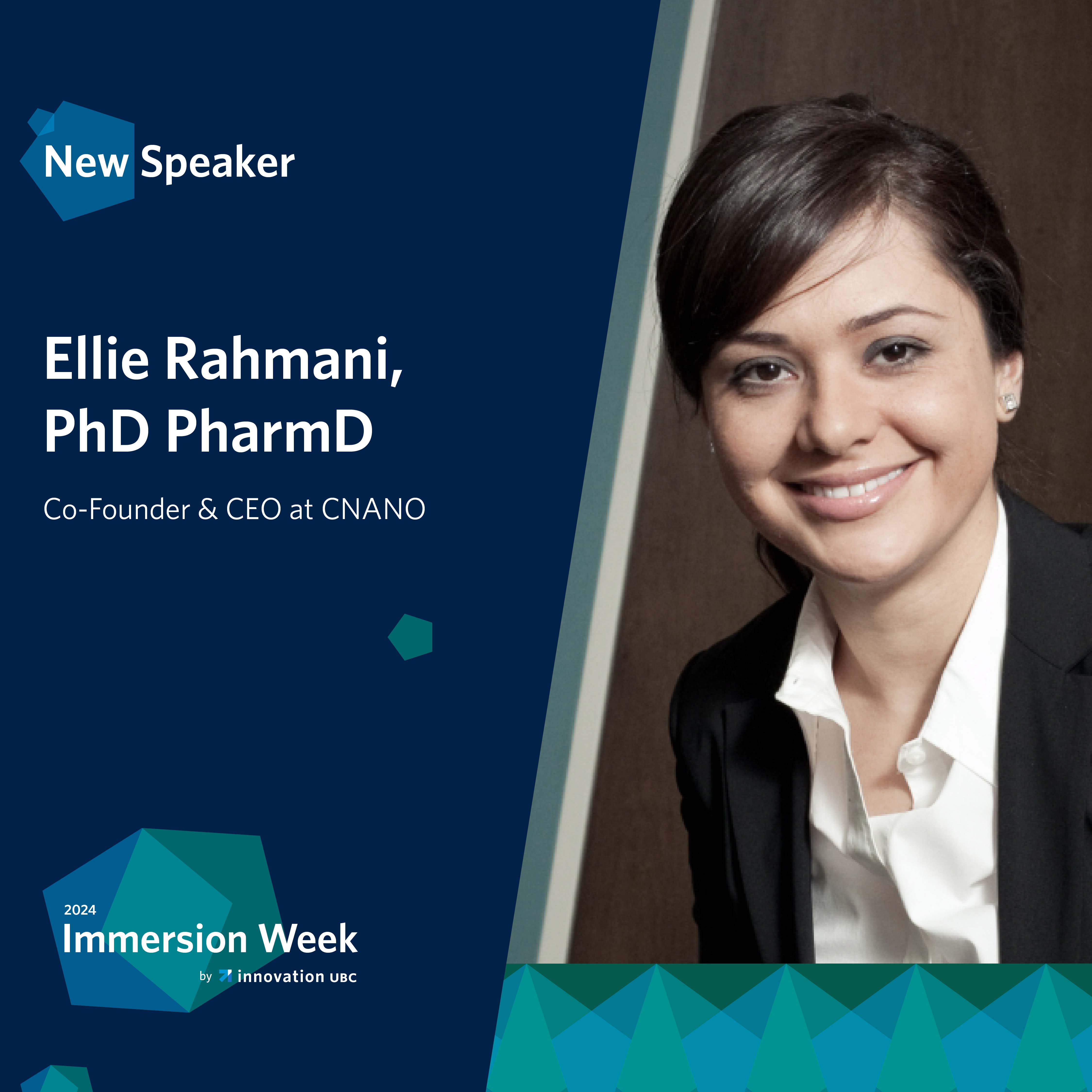 Speaker - Ellie Rahmani, PhD PharmD