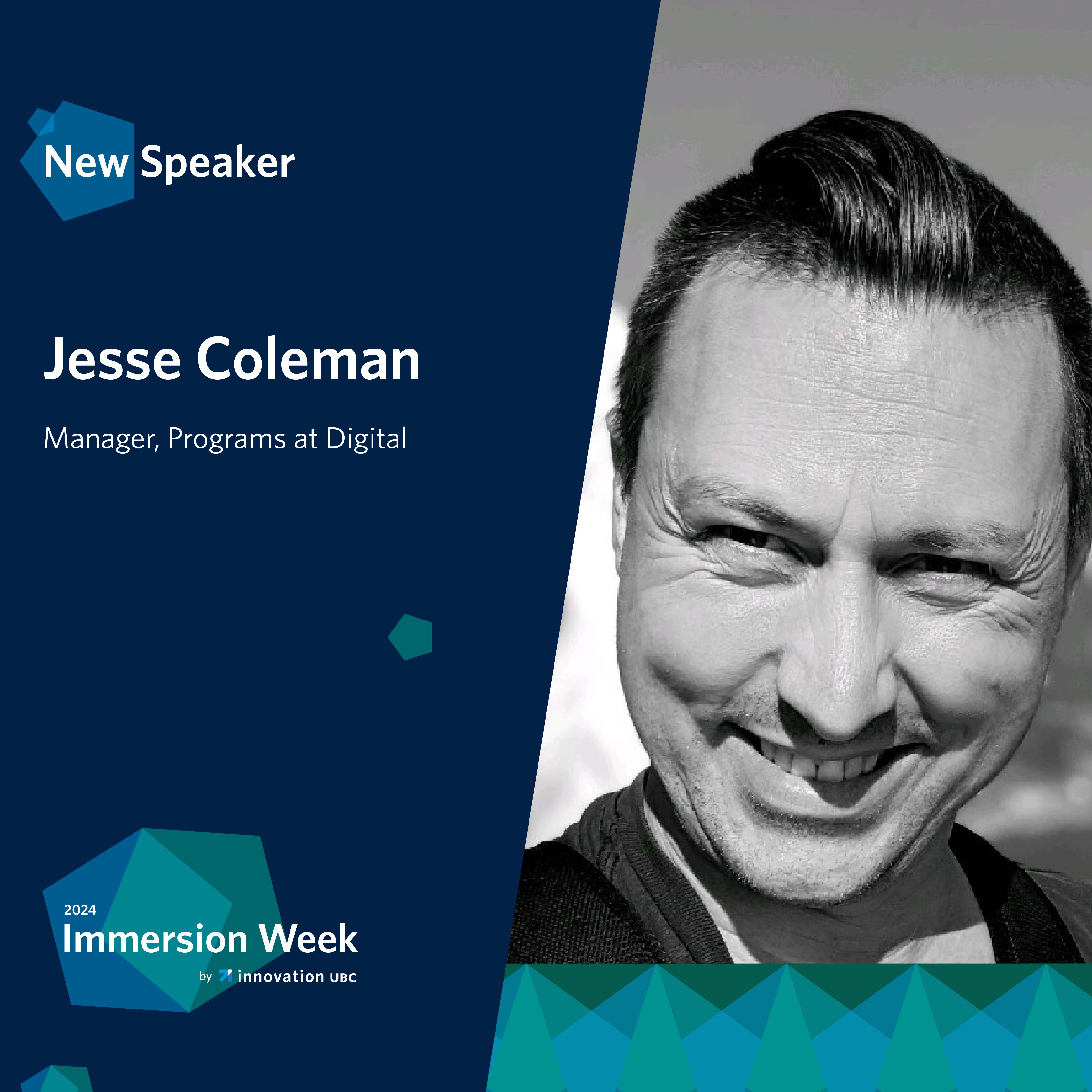 Speaker - Jesse Coleman