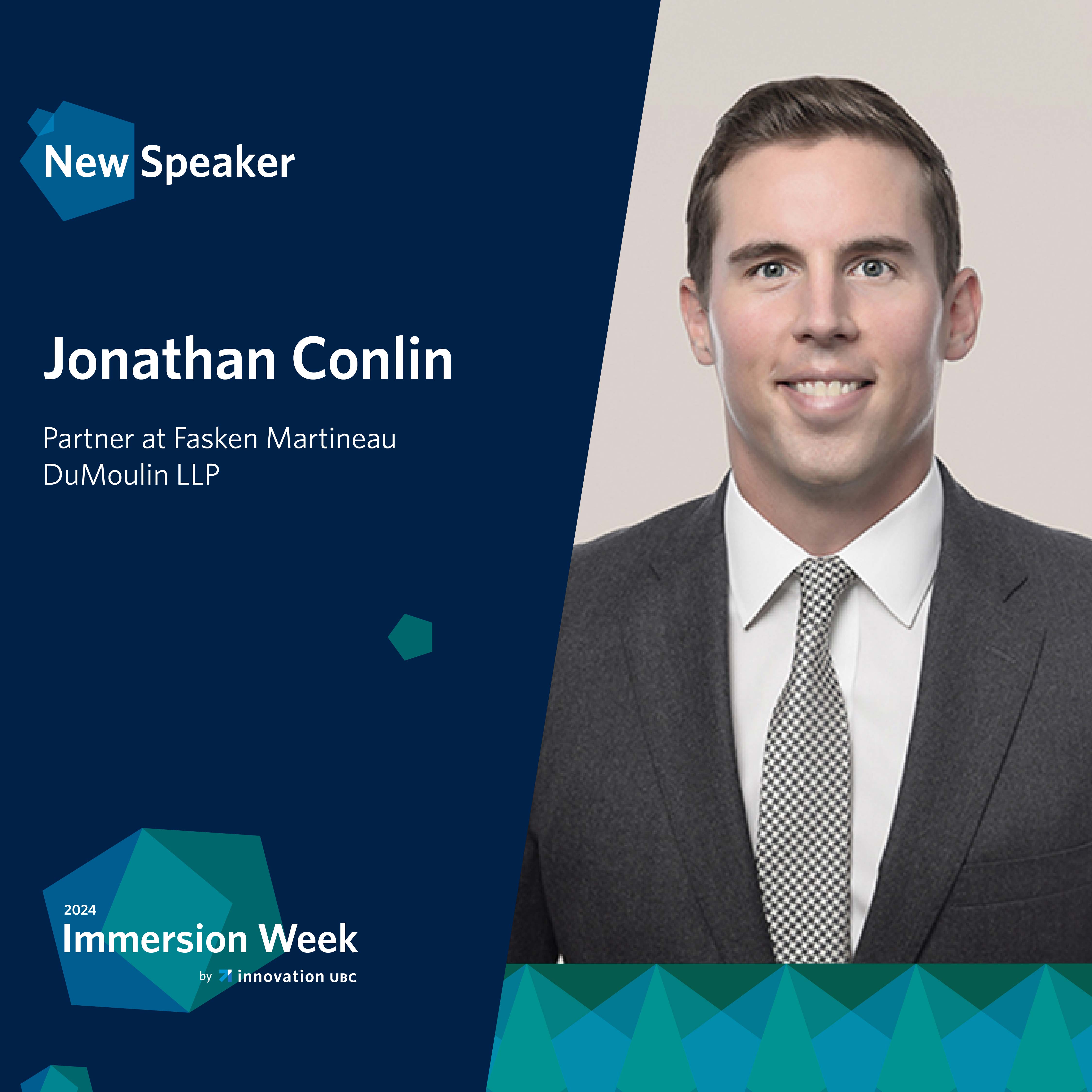 Speaker - Jonathan Conlin