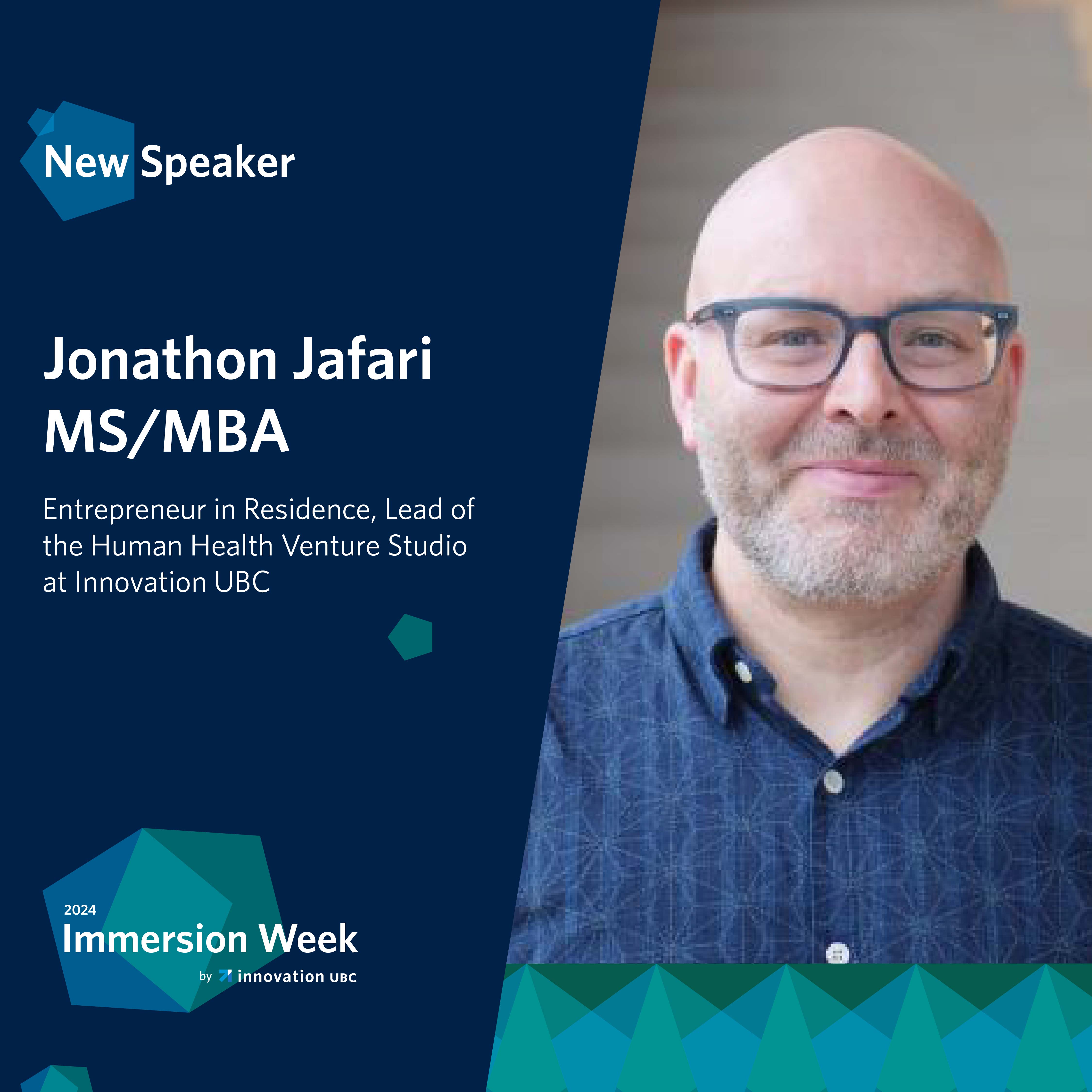 Speaker - Jonathon Jafari