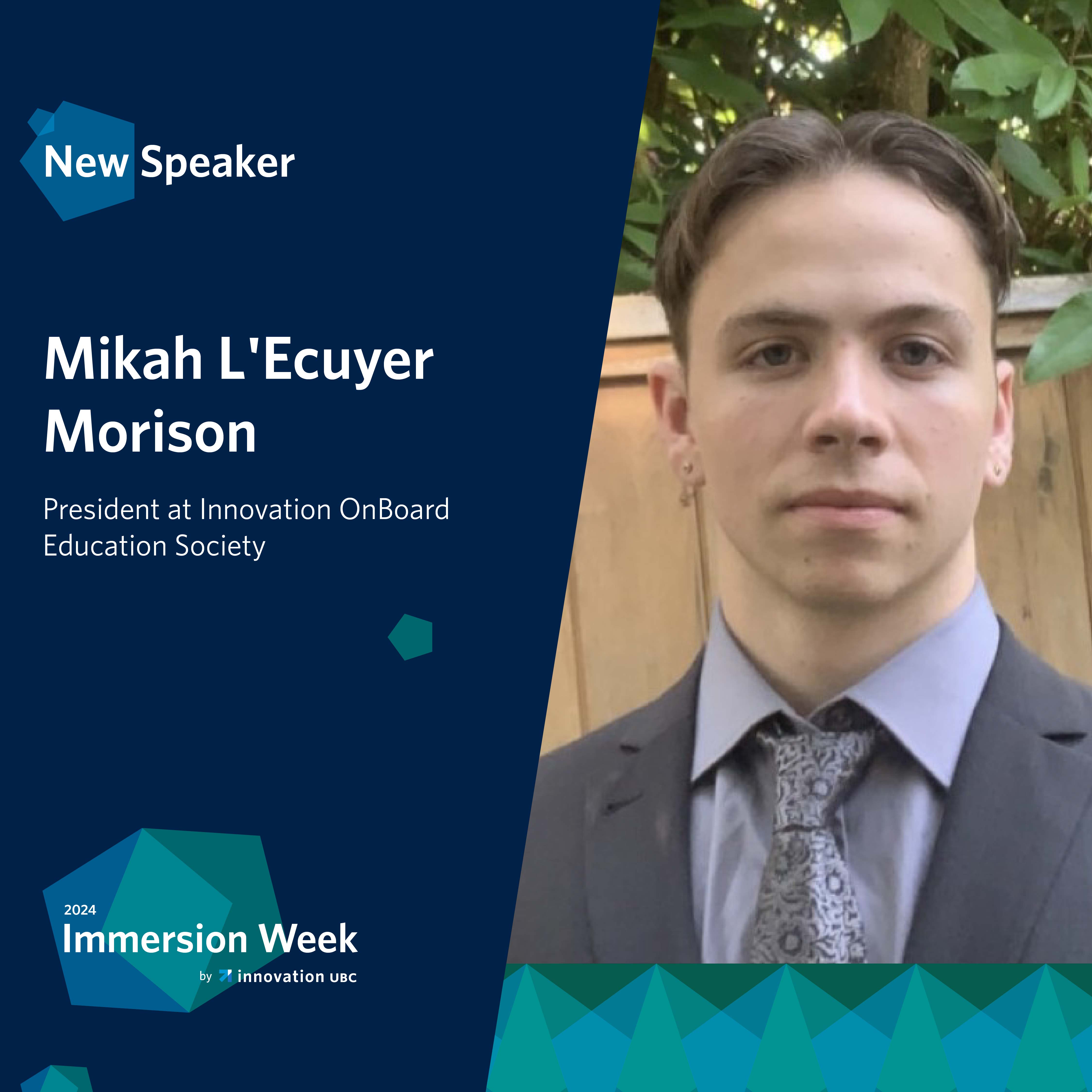 Speaker - Mikah L'Ecuyer Morison