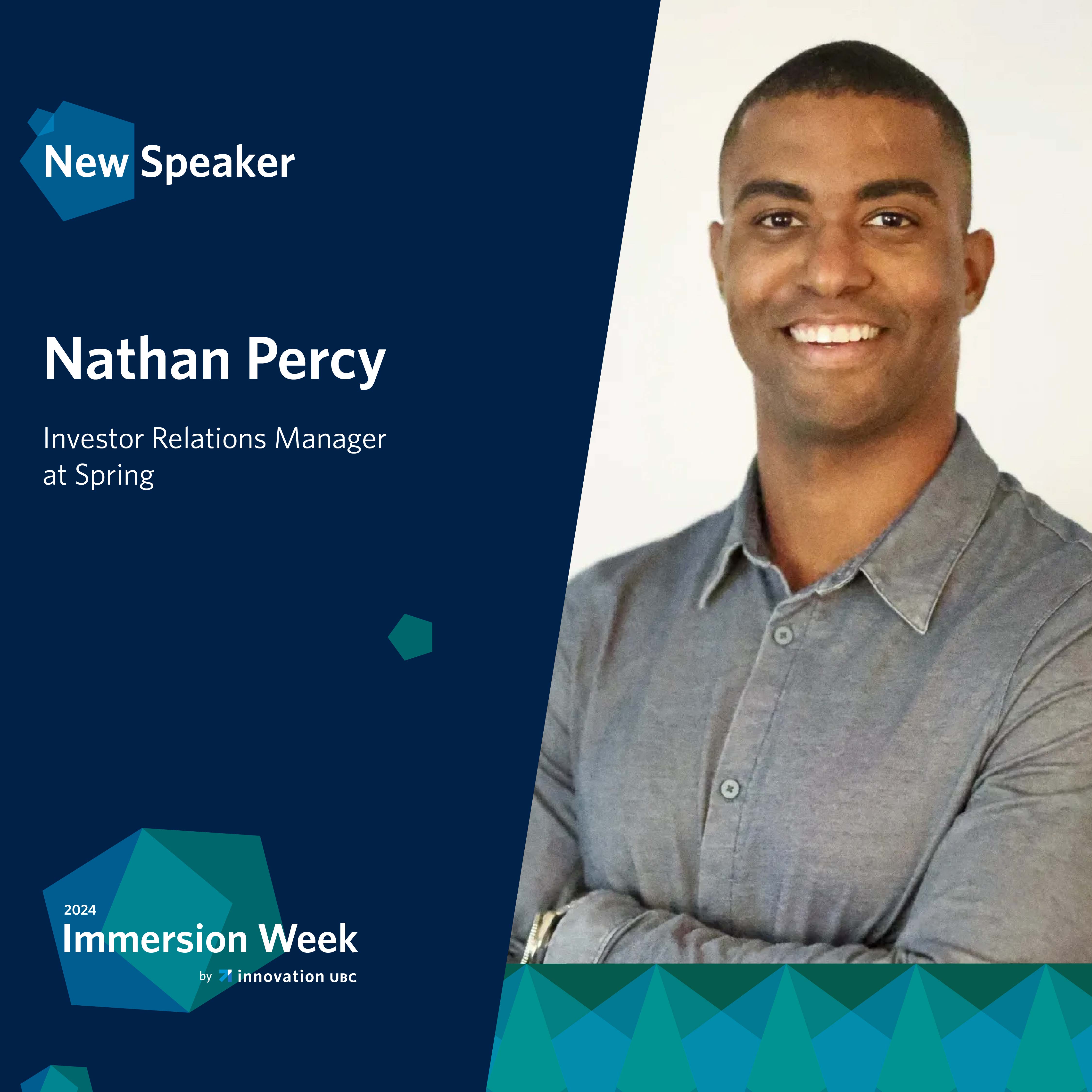 Speaker - Nathan Percy