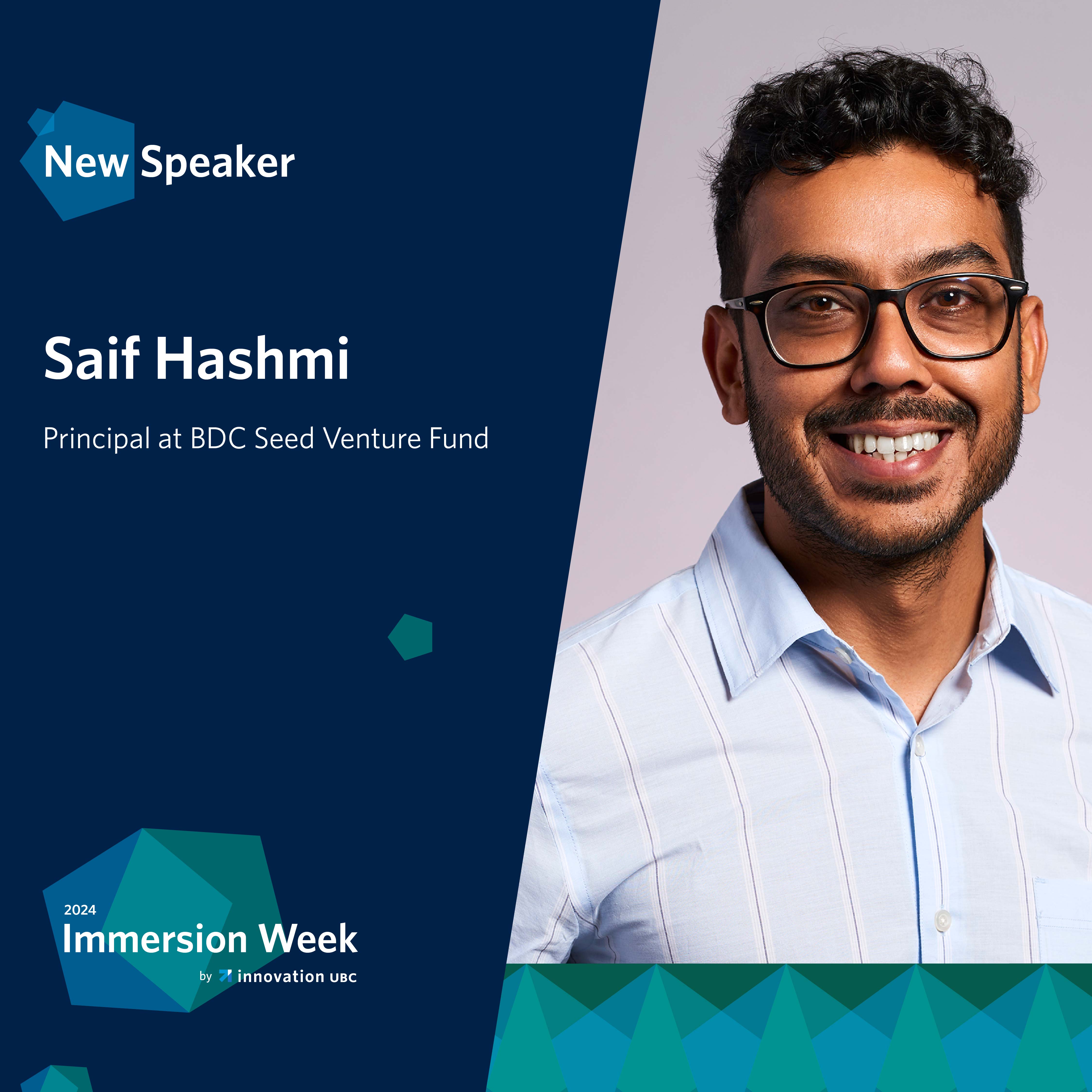 Speaker - Saif Hashmi