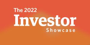 Cover photo with the 2022 Investor Showcase logo