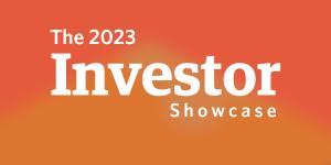 Cover photo with the 2023 Investor Showcase logo