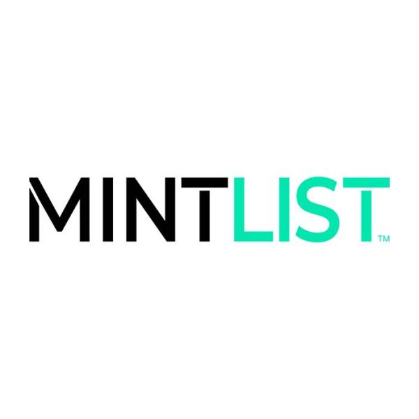 Mintlist logo: Black and Teal 